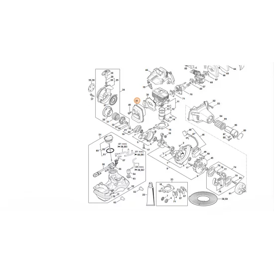 STIHL  Tłumik wydechu spalin 4149 140 0607